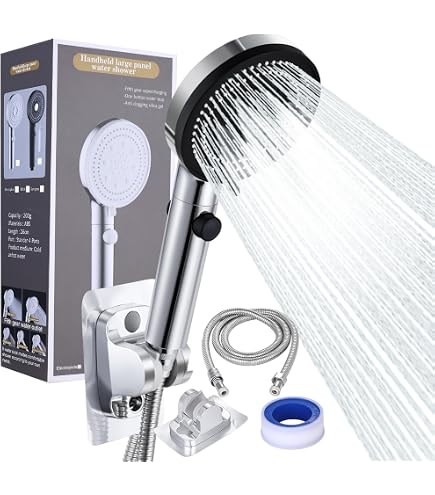 Gemmove Handheld Multi Ionizer Showerhead – Premium Ion Water Anti