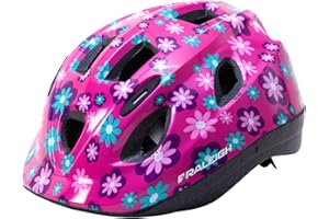 Raleigh - Dottie Girl Lightweight Adjustable Childrens Cycling Helmet Flowers Pattern