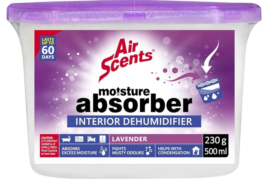 Air Scents Lavender Moisture Absorber Interior Dehumidifier 500 ml