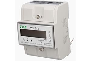 AMSLIGHT Unterstromzähler Hutschiene MID digital 3-Phasen F&F