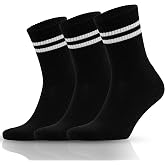 SONNORS 3 Pair Unisex Women Men Socks - Breathable Cotton Athletic Performance and Compression Running Walking Exercise Sports &Ccedil;