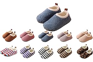 YAQUEKOU Hausschuhe Kinder Junge Mädchen Pantoffeln Winter Warm Slippers Leicht Rutschfest Kinder Hausschuhe