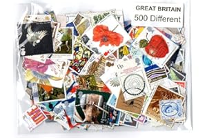 PGHSTAMPS Great Britain GB : 1000 Different Stamps Collection Mixture Packet Stamps For Collectors