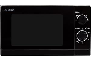 Sharp Home Appliances R-200BKW micro-onde Comptoir 20 L 800 W Noir