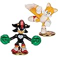 Akedo Sonic the Hedgehog Versus Pack with Tails and Shadow, Mini Collectable Battling Action Warriors, 2.25 Inches tall, Contains 2 Battle Controllers