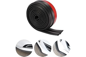 SEIUDKTY Protector Paragolpes Trasero, 2.5m Protector Parachoques Coche Universal Protector De Parachoques Autoadhesivo para El Maletero, Protege La Pintura del Parachoques Trasero De Daños