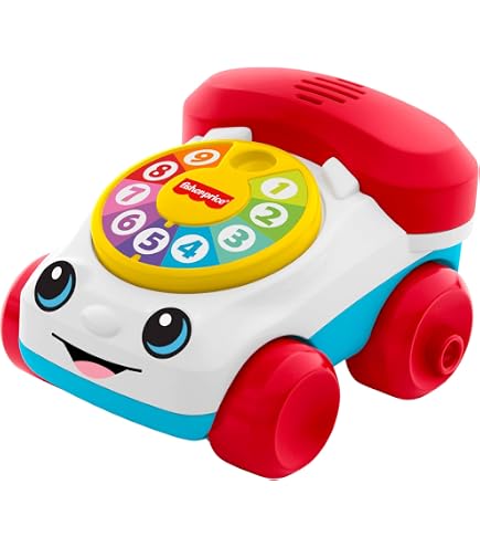 Fisher-Price Jouet D'Éveil Musical La Télécommande De Puppy Rires & Éveil, Stimulation Vue, Ouïe Et Motricité Fine, Jouet Enfant, A Partir De 6 Mois, Version: Allemande, HXB88 pas cher