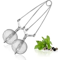 Lot De 4 Boules à Thé En Inox 304 - Infuseur Avec Manche Long, Filtre Fin, Pour Thé, épices, Tisanes