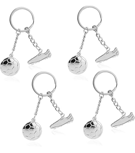 Süßer Fußball-Schlüsselanhänger Aus Plüsch – Weich, Sicher & Perfekt Als Geschenk!