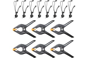 EMART Klemmzwingen Set, Klammern Fotohintergrund Groß und Hintergrund Klammer Halter für Fotowand Hintergrund, Fotos Studio und Videostudio, 14 Stück
