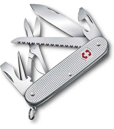 Victorinox Taschenmesser Companion, 16 Funktionen, Swiss Made, Multitool für Frauen, Inkl. Geschenkbox, New York Style (Blau, Gelb