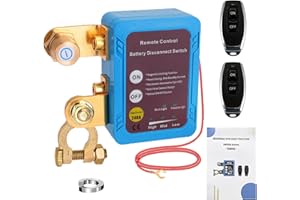 JINSENTGG Remote Battery Disconnect Switch 12V 240A Auto Anti Theft Kill Switch Automatic Power Shut Off Switch Remote Control Switch for Auto Car Truck Boat