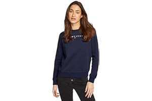TOMMY HILFIGER Tommy Jeans Sudadera Mujer Regular Fit Crew Neck con Cuello Redondo