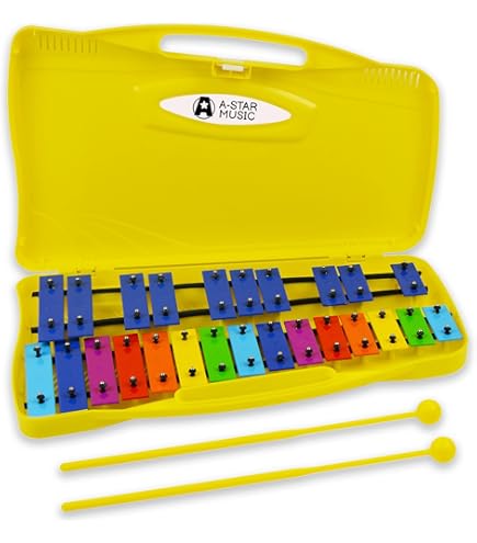 Battenti Per Xilofono E Glockenspiel - 2 Bacchette Con Testa In Gomma Morbida E Manico In Plastica Sicura - Foto 9