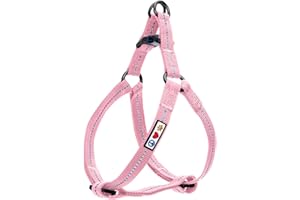 PAWTITAS Arnés para Perros Extra pequeños, Reflectante, Ajustable, arnés antitracción para Perros, Ligero, Rosa