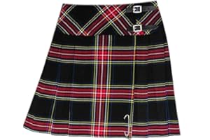 Tartanista 20" - 51cm Antique Buchanan Pleated Wraparound Kilt Skirt