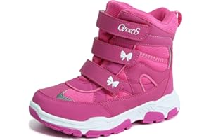 Youecci Botas de Invierno para Niño Niña Botas de Nieve Cálidas e Impermeables Unisex Botines Antideslizantes Al Aire Libre Zapatos para Caminar Botas 26-39 EU