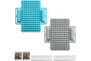 Massage Ecke Katze Bürste, PARFCO 2 Stück Weicher Katzen Bürste, Katzen Kamm mit Catnip, Katzen Massagegerät für Langes, Kurzes Katzenfell, zum Massagen Katzen Haarentfernung