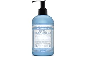 Dr. Bronner's Sugar Soap Sapone Liquido Mani, Senza Profumo, Senza Profumazione, 0.480 Kg