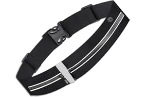 NIMISYRA Marsupio Running,marsupiocorsa,Marsupioda Corsaper Cellulare,Marsupio da Corsa per Uomo e Donna,Cintura daCorsa,Porta telefonocorsa,Adatto per Jogging, Viaggi(Nero)