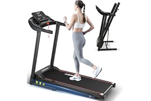 Folding Treadmill with Incline, ADREAM 2.5HP Electric Treadmill for Home Office, Indoor Walking Running Machine with LCD, Cup Holder