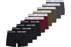 JACK & JONES herr Jacsolid Trunks 10-pack Boxershorts (10-pack)
