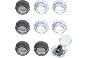 HUOANPO 8PCS Cache-Boutons de Cuisinière, pour la Protection Four Bébé, Protection Four et Plaques de Cuisson, Bloc Protection Enfants（Noir/Transparent）