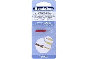 Beadalon Accesorio de rebaba Redonda de Alambre con escariador de Cuentas Que Funciona con Pilas y Cables de Calibre 16, 18 y más pequeño