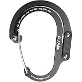 GEAR AID HeroCLIP (b&uuml;y&uuml;k) karabina ekipman klipsi ve kancası, ağır eşyaları, kamp sırt &ccedil;antalarını, valizleri, kanoları, bisi