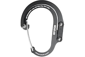 Gear Aid HEROCLIP (Large) Carabiner Gear Clip and Hook for Hanging Heavy Duty Items, Camping Backpacks, Suitcases, Kayaks, Bicycles, Garage Organization and More