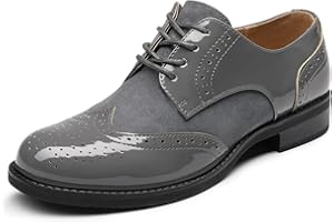 DREAM PAIRS Damen Klassische Derby Schnürhalbschuhe Oxford flach Brogues atmungsaktiv Damen Anzugschuhe komfortabel Businessschuhe