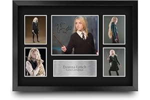 HWC Trading FR A3 Evanna Lynch Harry Potter Luna Lovegood Geschenke Geducktes Signiertes Autogramm Fotodisplay für Fans von Film Memorabilien - A3 Framed