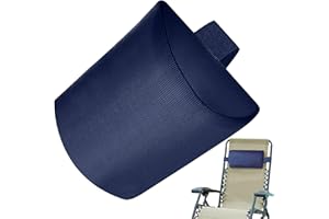 Kaxenig Sonnenliege Kissen, Abnehmbar Nackenstütze Kopfstütze, Liegen Auflagen Kissen, Kopfkissen Gartenstuhl Nackenkissen, Für Stühle, Liegen, Sessel,37x17 cm