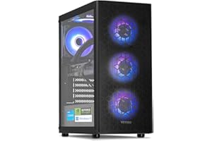 YEYIAN PC Gaming Esports VR AI Intel Core i7 12700F 12 Coeurs à 4,9 GHz | Nvidia GeForce RTX 4060 Ti 8Go | 32Go DDR5 5600Mhz | 1To SSD NVMe Gen3 | WiFi 6 + BT 5.2 | LAN 2.5 Go | Win 11 Pro