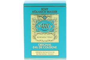 THREE PACKS of 4711 Original Eau De Cologne 10 Refreshing Tissues