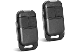 WEPAI 2401539 Telecommande Portail,433,42 MHz Télécommande Compatible avec 1841026,1841025,Bip Portail de Garage,2 canaux (Lot de 2)