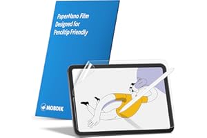 MOBDIK 2 Pezzi Paper Pellicola Protettiva per iPad Mini 7(A17 Pro 2024) & iPad Mini 6 (8,3 pollici, 2021) Disegna Come su Carta, Antiriflesso, Compatibile con Apple Pencil