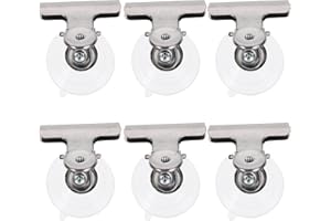 OUNONA Saugnapf-Klemme Mit Saugnapf für Schilder auf Fenstern, 8 Stücke