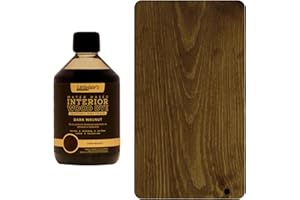Littlefair's Tinte para Madera 500ml - Acabado Premium, Fácil de Usar y Limpiar Tinte Madera - Basado en Agua, Seguro y Ecológico - Disponible en Muchos Colores - Color: Nogal oscuro