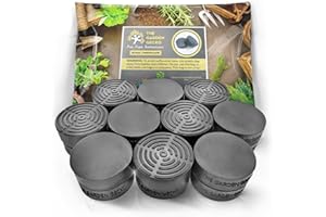 The Garden Gecko Invisible Pot feet for outdoor plant pots and flowers solid rubber pot risers with enhanced non-slip surface grip | 20 PACK | FROSTED MATTE