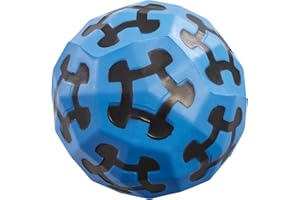 Wahu Sonic Shock Ball, palla rimbalza fino a 60 m in aria, 6,9 cm, schiuma ultra-rimbalzante, per esterni, per bambini dai 5 anni in su, blu