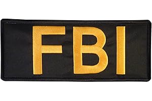 2AFTER1 Large XL 10x4 inch Vest Tactical Embroidered Nylon Fastener Patch