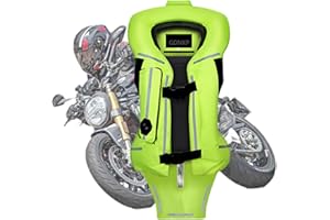 GDNKP Chaleco Airbag Moto Homologado,Hinchablechaleco Reflectante Motocross Transpirable Ajustable Reutilizado Hombre Mujer Corazas Ropa De Protección para Moto