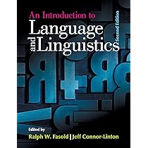 An Introduction to Language and Linguistics: Amazon.co.uk: Fasold