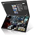 15.6 Inch Dual Portable Monitor, Triple Screen Portable Foldable Monitor, Multifunctional 1920x1080P 60Hz Screen Extenderfor for Windows MAC OS Smartphone, PS, Switch
