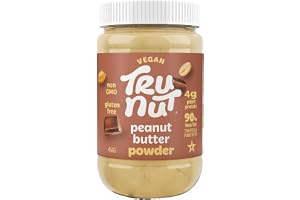 Tru-Nut Chocolate Peanut Butter Powder, 454g | Ideal for Smoothies & Porridge | Only 50 calories per serving | Gluten free