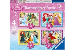 Ravensburger - Puzzle Disney Princesses - Puzzle Enfant - 4 Puzzles dans 1 boîte - 07397