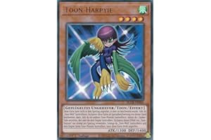 BLCR-DE066 - Toon Harpy - Ultra Rare - 1st Edition - German - Battles of Legend: Crystal Revenge - with LMS Trading Fieldcenter Card Yugioh