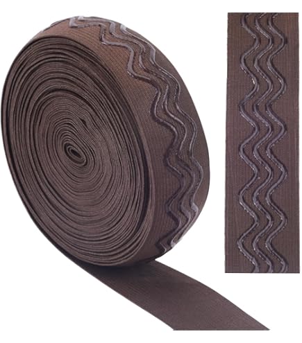 QUARKZMAN Cinta Elástica Plana De Doble Cara De 3 Cm (1.2") De Ancho, 2