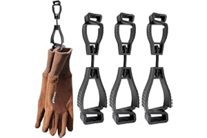 Hodyludy 3pcs Glove Clips, Glove Holder for Work, Duty Belt, Construction